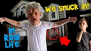 We Snuck Into DavidsTVs House Granny PRANK GONE WRONG [upl. by Merell]