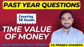 ICAI PYQs Discussion  Time Value of Money  CA Foundation  CA Pranav Chandak [upl. by Orrocos202]