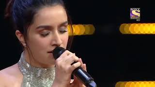 Shraddha Kapoor singing  sun raha hai na tu [upl. by Cymbre]