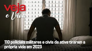 Casos de suicídio entre policiais disparam no Brasil e acendem alerta  VEJA e VIVA [upl. by Atteynod325]