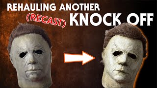 Rehauling a Dodgy Recast Knock Off Halloween Mask  Horrorshow Art  Michael Myers [upl. by Blanca]