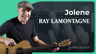 How to play Jolene by Ray LaMontagne  Guitar Lesson [upl. by Lenej637]