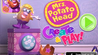 Mrs Potato Head  Create amp Play Part 1  Best iPad app demo for kids  Ellie [upl. by Ecnerat50]