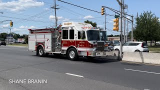 Hazlet FD  Hazlet Fire Co 1  Engine 39176 Responding 72624 [upl. by Melnick]