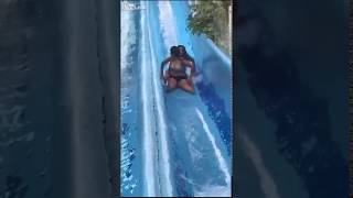 Water slide accident in Fun N food Nagpur  Girls get stuck on a water slide [upl. by Roselle]