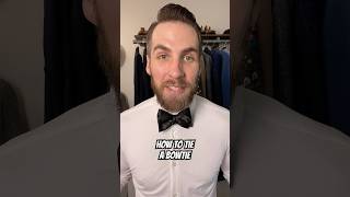 How to EASILY tie a Bowtie gentslounge [upl. by Milinda]