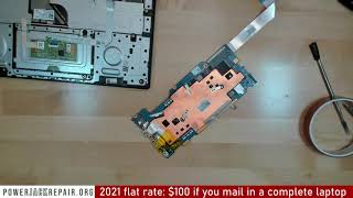 Acer Spin 1 SP11133 N18H1 disassembly laptop charge port power jack repair fix taking apart [upl. by Lipfert282]