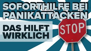 Soforthilfe bei Panikattacken  DAS hilft wirklich [upl. by Lewls]