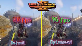 How To Get More FPS And Better Performance in Helldivers 2 [upl. by Giacomo]