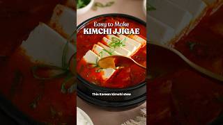 Easy Homemade Kimchi Jjigae 😍 tofu soup [upl. by Stroup]