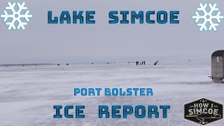 Lake Simcoe Ice Report Jan 2024 [upl. by Aztinaj236]