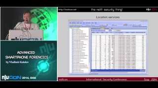 nullcon Goa 2014Advanced Smartphone Forensics by Vladimir Katalov elcomsoft [upl. by Novaj49]