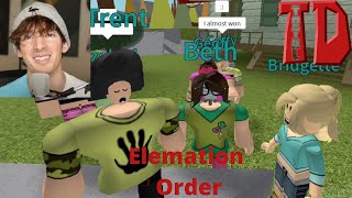 Flamingos Total Drama Elemation Order [upl. by Otreblif]