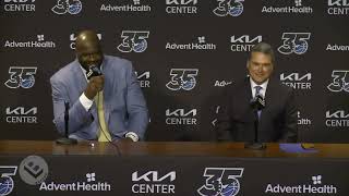 Shaq Reacts To Jersey Retirement TMac Penny Hardaway Nick Dwight Howards Jersey Should Be Next [upl. by Barboza]