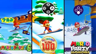 Evolution of Snow Whirled Minigames in Mario Party 20042021 [upl. by Ayat]