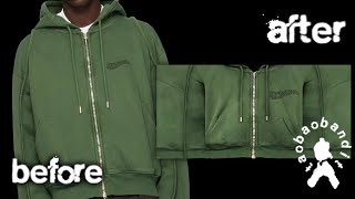 designing a realistic hoodie in paintnet  roblox photobashing tutorial [upl. by Anoyek]