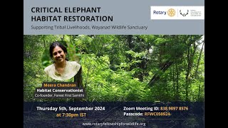 Critical Habitat Restoration in Kerala [upl. by Sylirama877]