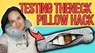 PACKING HACK  Neck Pillows for extra clothes [upl. by Arden]