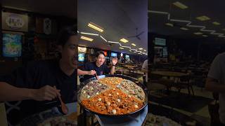 INSANE 50 INCH  30 SERVINGS Paella Eating Challenge foodchallenge [upl. by Maidel255]