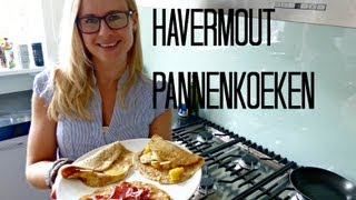 Gezonde Havermoutpannenkoeken [upl. by Lukey424]