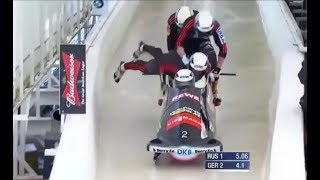 Les moments WTF et insolites du Bobsleigh Bobsled JO [upl. by Enined603]