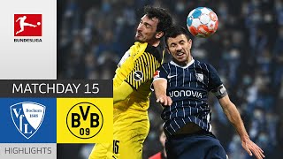 VfL Bochum  Borussia Dortmund 11  Highlights  Matchday 15 – Bundesliga 202122 [upl. by Pinette]