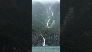 Rainy Day in Milford Sound New Zealand [upl. by Suilenrac766]