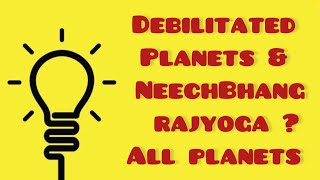 Result of Debilitated Planets amp Neechbhang Rajyog King makers 👑 [upl. by Elehcar369]