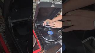 100 Year Old Antique Gramophone Music System 😱 ytshort shorts [upl. by Goldfinch946]