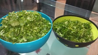 The Ruby Kitchen is live Cutting Saag [upl. by Piotr]