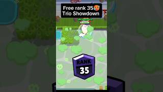 Free rank 35 🥵 in trio showdown brawlstars trioshowdown rank35 [upl. by Gnurt673]