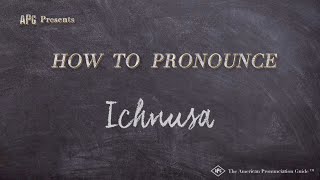 How to Pronounce Ichnusa Real Life Examples [upl. by Tserof]