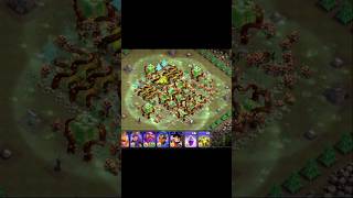 Wall breaker and overgrowth spell attack in clash of clans clashofclans cocshorts gaming [upl. by Niltiac]