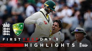 Australia Claim a Classic  Highlights  England v Australia Day 5  LV Insurance Test 2023 [upl. by Ailic]