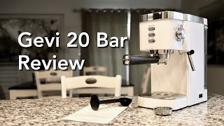 Gevi 20 Bar Home Espresso Machine Review amp Test [upl. by Isewk]