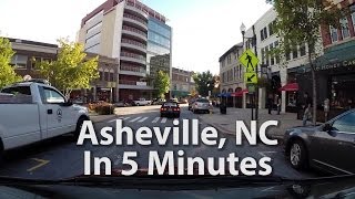 Asheville NC in 5 minutes  1000 High Speed Tour [upl. by Lebatsirhc839]