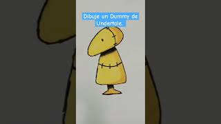 Dibuje un Dummy de Undertale undertale dummy draw [upl. by Poppy]