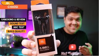 JBL C100SI Unboxing amp Review 🔥  Best Budget Earphones On Amazon  🤔 Honest Review [upl. by Edna]