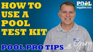 How to Use a Pool Test Kit  Pool Pro Tips with Gary  PoolSuppliescom [upl. by Bondy]