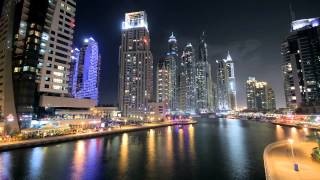 canon eos 700d timelapse night Dubai United Arab Emirates [upl. by Nelan]