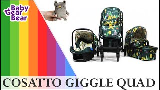 Cosatto Giggle Quad 3in1  Stroller  Full review  2020 [upl. by Orv533]