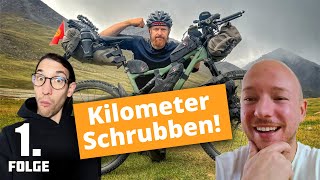 🥵🤯 Fritz Meinecke fährt 750 KM mit dem Fahrrad durch Kirgistan Folge 1 Bikepacking  ZWEIREAKTOREN [upl. by Sophie]