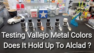 Testing Vallejo Metal Colors  Does It Hold Up To Alclad [upl. by Gardas745]