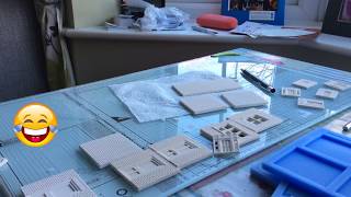 Casting Model railway scenery moulds with Tuffcast 2018 [upl. by Arremat]