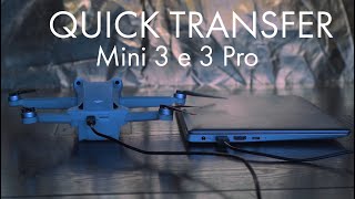 Come Trasferire Files dal DJI Mini 3 Pro allo Smartphone o al Computer Quick Transfer [upl. by Aicarg]