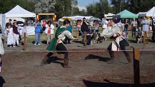 Knights longsword duel at East Idaho Renaissance Faire [upl. by Morten504]