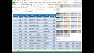 Utiliser lOutil Tableau dans Excel [upl. by Lim]