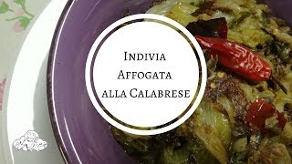 Indivia affogata alla calabrese  Ricette Calabresi [upl. by Kenay]