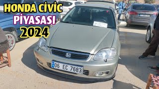 2 EL HONDA CİVİC FİYATLARI VE PİYASASI  2024  Sahibinden Honda Civic FD6 FB7 ve İes Kasa [upl. by Aubreir57]