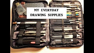 Graphite Drawing Supplies amp Materials Whats in My Pencil Case [upl. by Pablo]